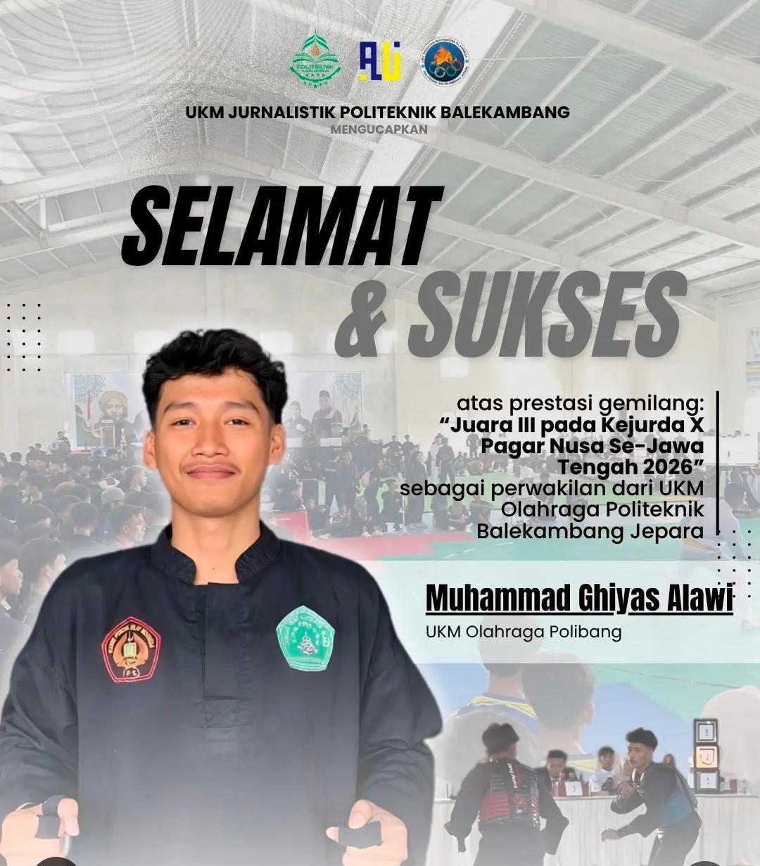 Atlet Politeknik Balekambang Jepara Raih Juara III pada Kejurda X Pagar Nusa Se-Jawa Tengah 2026